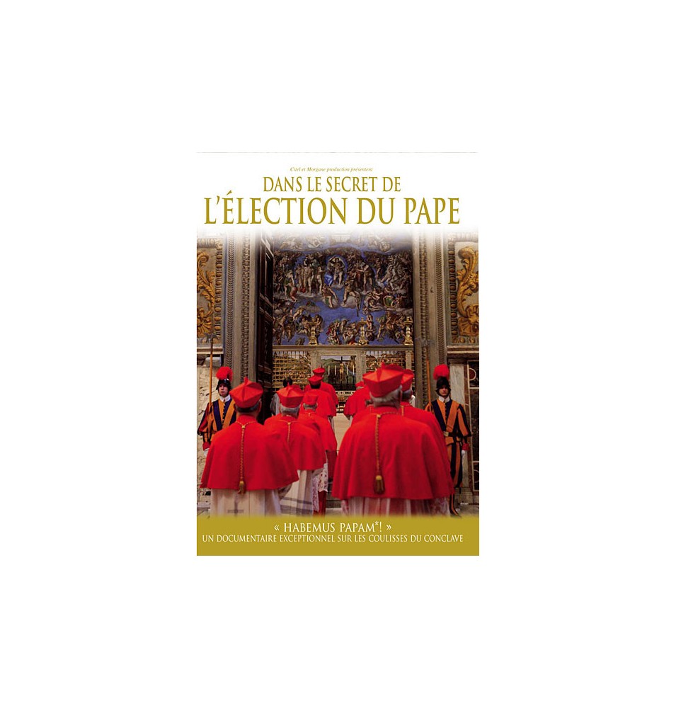 Dans le secret de l'élection du Pape DVD (neuf)