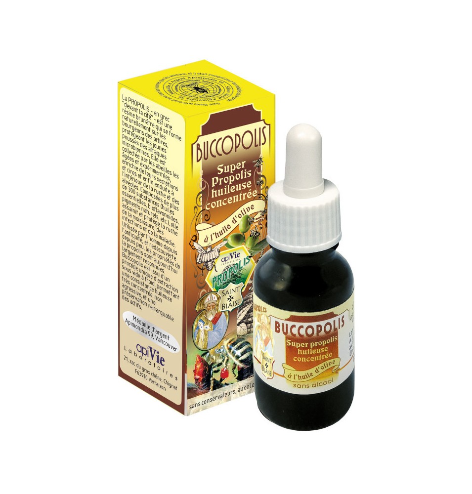 Buccopolis propolis huileuse concentrée