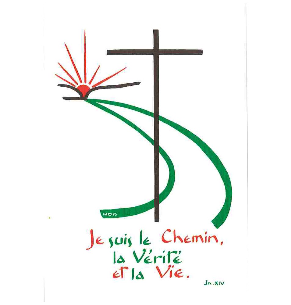 Carte Prière - A04 - Je Suis Le Chemin...