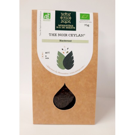 Thé noir de Ceylan Blackwood BIO