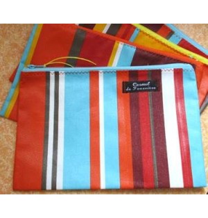 Pochette en toile enduite provençale (CF OPTE PRO20)