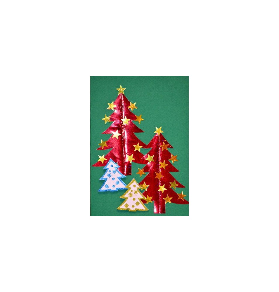 Carte sapins rouges (NE c-3 N 14)