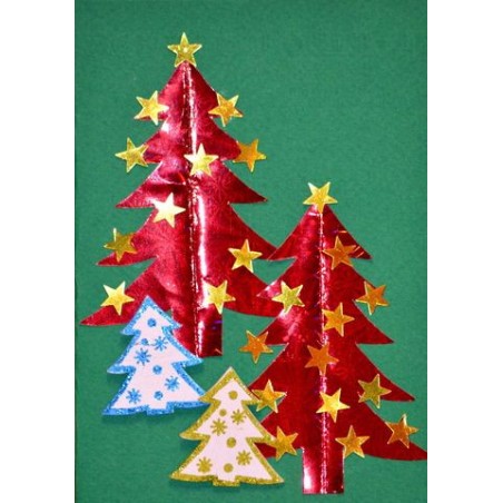 Carte sapins rouges (NE c-3 N 14)