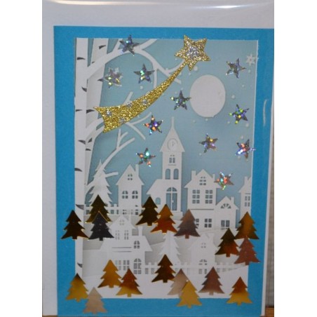 Carte paysage hivernal (NE c-3 N 25)