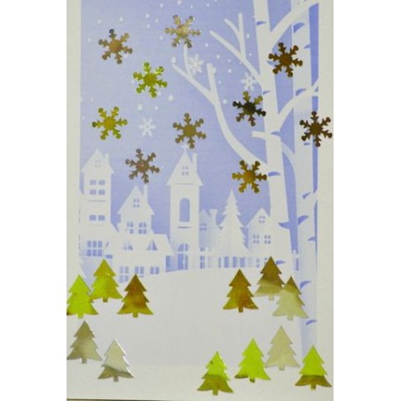 Carte paysage hivernal (NE c-3 N 18)