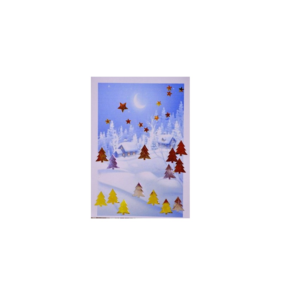 Carte paysage hivernal (NE c-3 N 17)