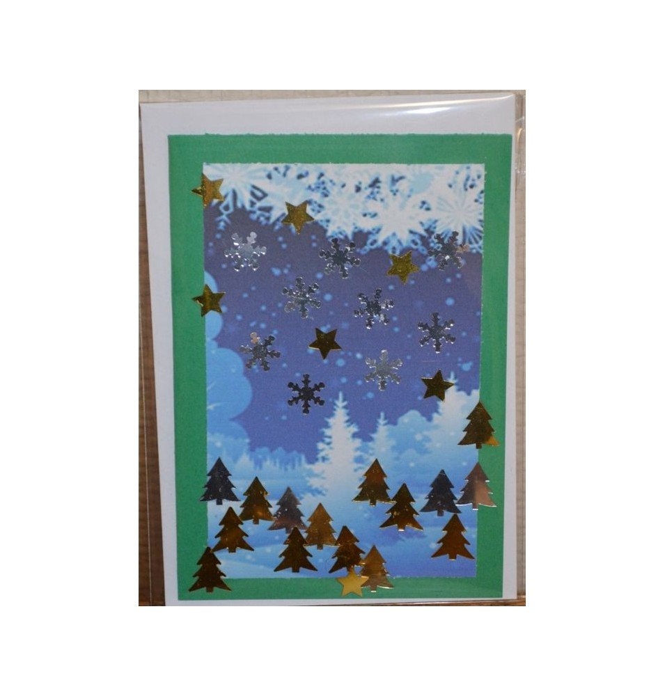 Carte paysage hivernal (NE c-3 N 20)