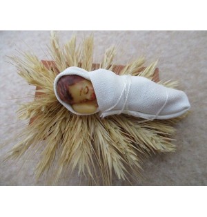 Enfant Jésus dormant brun (CF CEJD BRN06)