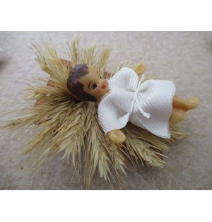 Enfant Jésus éveillé brun (CF CEJE BRN06)