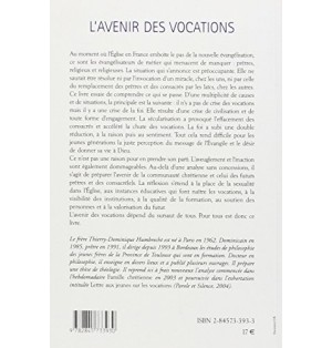 Avenir des vocations (Occasion)