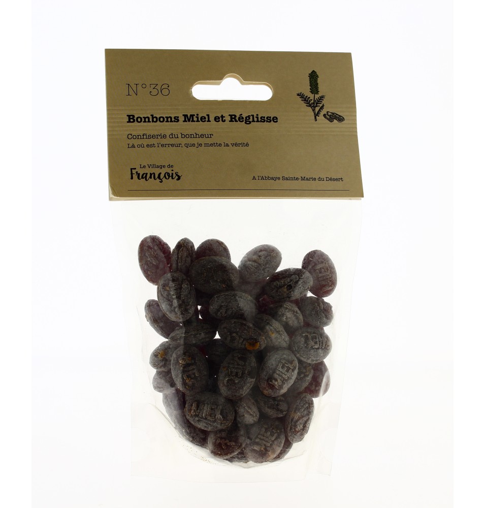 Bonbons au miel et réglisse
