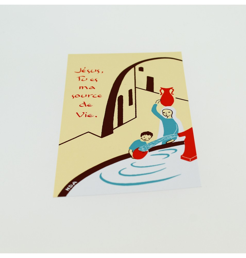 Carte - Jesus, source de Vie