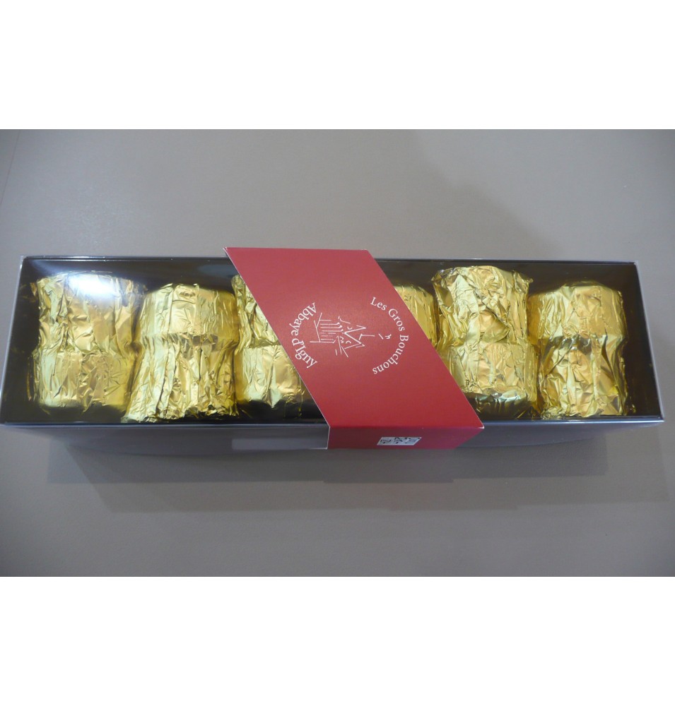 Gros bouchons x8 fourrés au marc de Champagne (BI8)