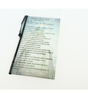 Pendentif avec Médaille Miraculeuse et Neuveine à ND au dos