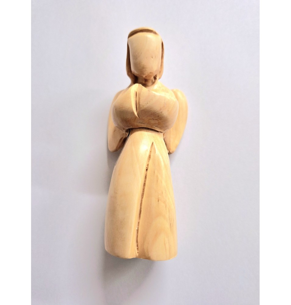 CRECHE B2 N°53 - Coffret Sainte Famille 3 santons : Jésus, Marie et Joseph en terre cuite (6cm)