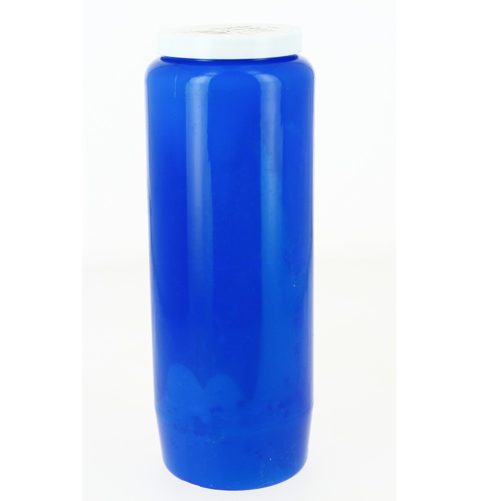 Bougie de neuvaine Bleue