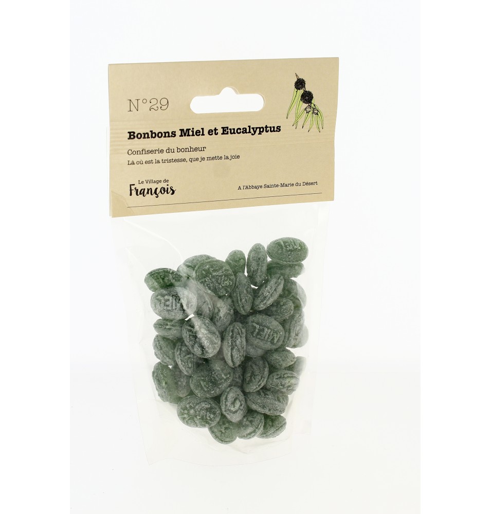 Bonbons au miel et eucalyptus