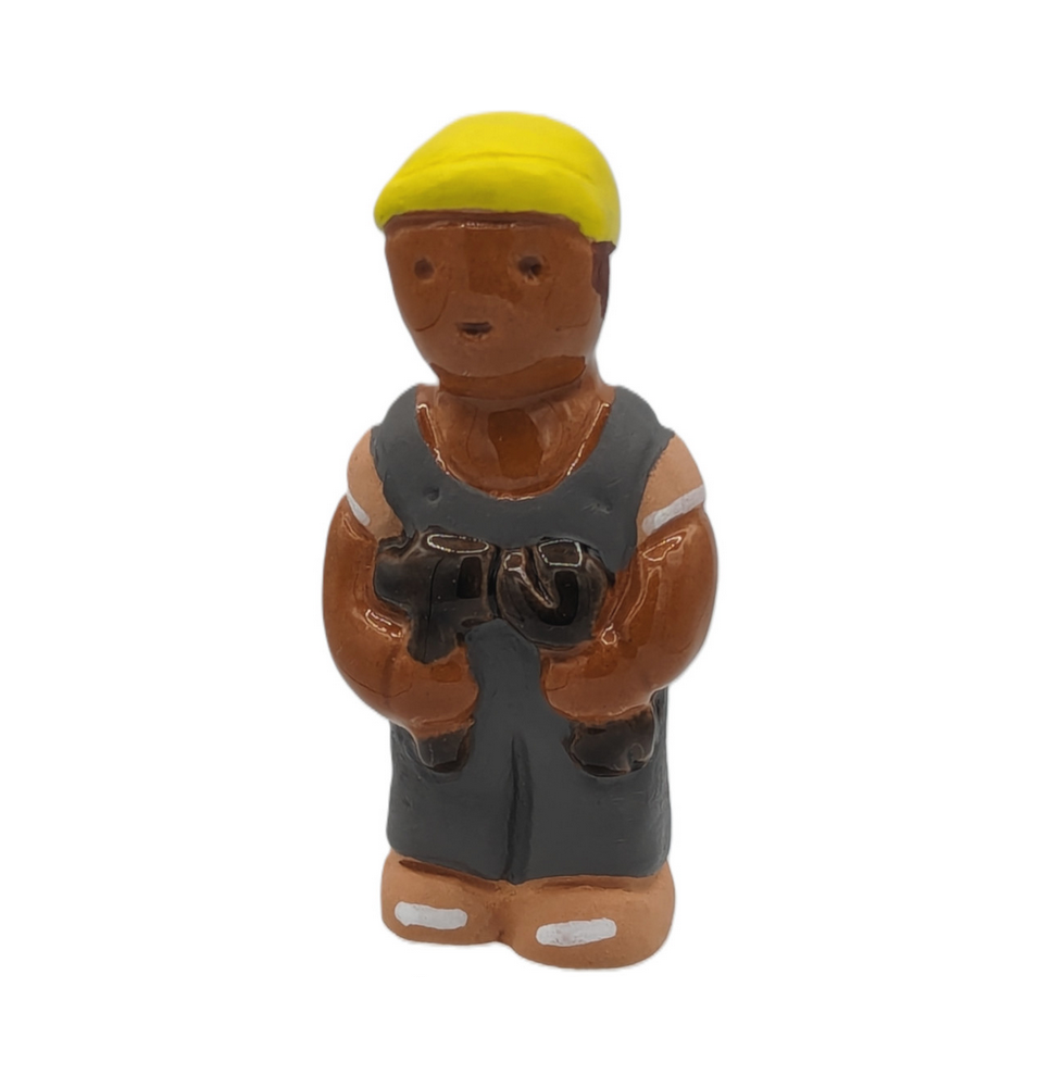 CRECHE B2 N° L'Artiste peintre - Santons en terre cuite (6cm)