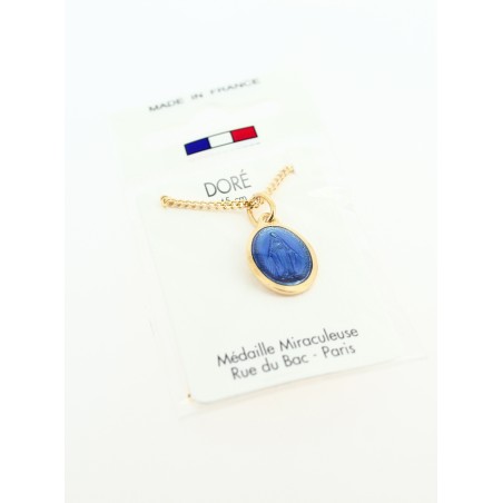 Pendentif avec Médaille Miraculeuse et Neuveine à ND au dos