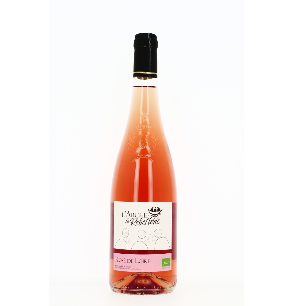 L'ARCHE -La Rebellerie - Vin rosé de Loire- 75 cL