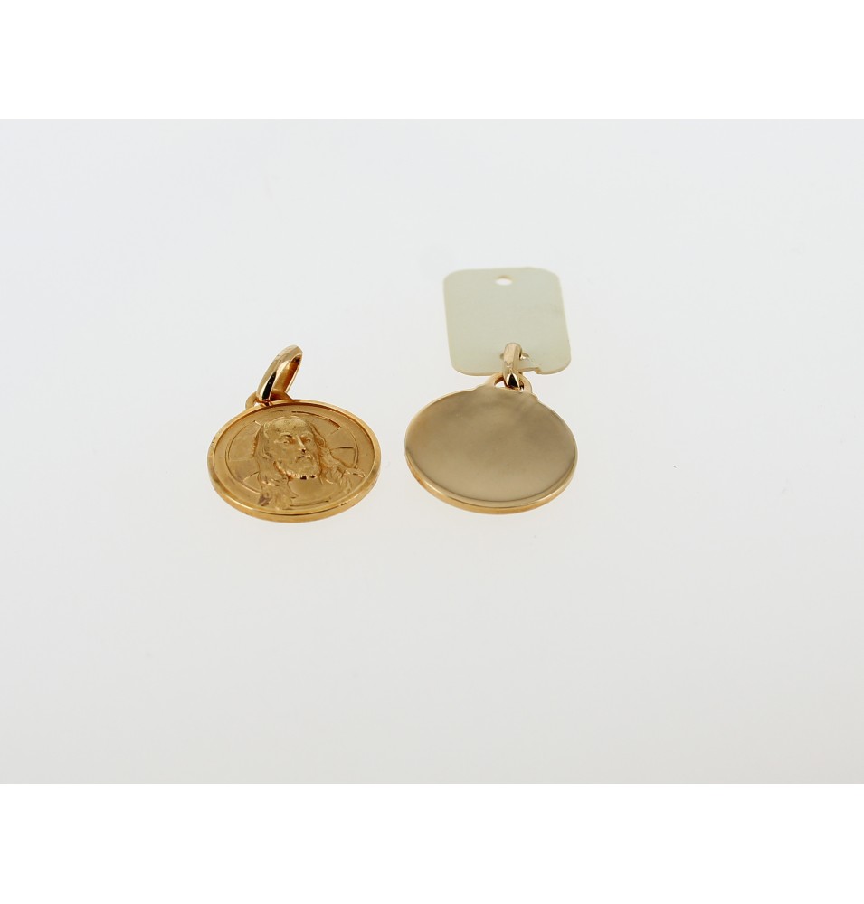MEDAILLE CHRIST plaqué or