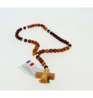 Chapelet en bois  - 5 dizaines (C5OB2GP)