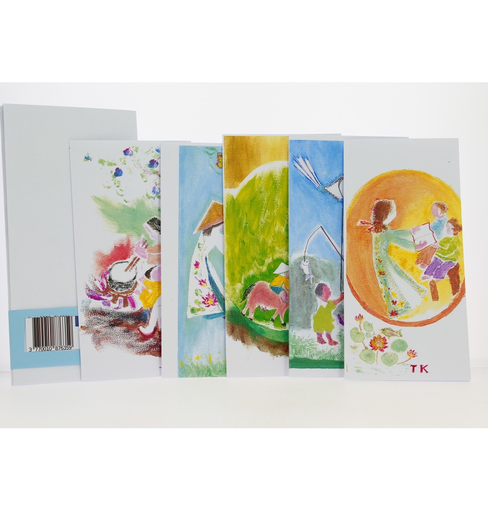 Cartes Vietnamiennes 2 (5 cartes et 5 enveloppes)