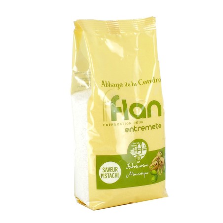 Préparation pour flan à la Pistache MOYEN - 450 g | COUDRE (Abbaye Notre-Dame de la)