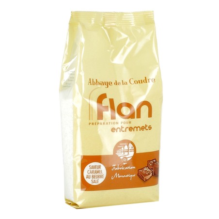 Préparation pour flan au Caramel Beurre salé MOYEN - 450 g | COUDRE (Abbaye Notre-Dame de la)