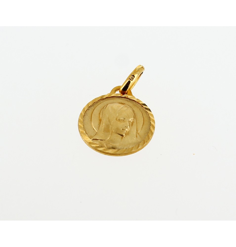 MEDAILLE VIERGE plaqué or
