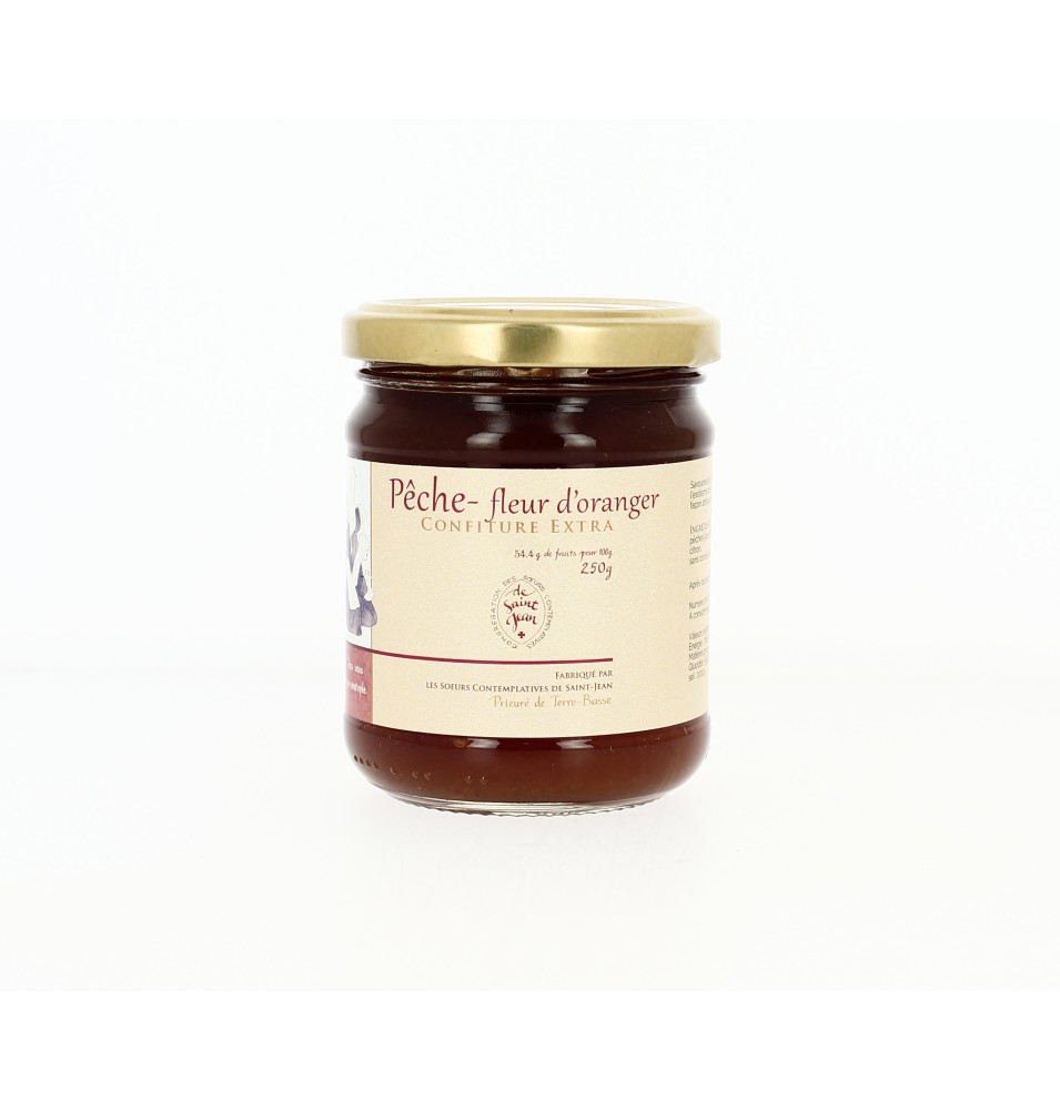 Confiture de Pêche à la Fleur d'oranger - (JE-1123)