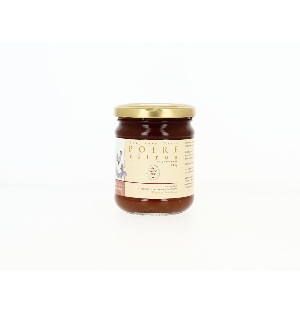 Confiture de Poire et de Citron - (JE-1055)