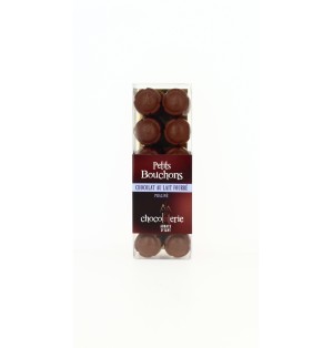Petits Bouchons x12 - Chocolat au lait fourré Praliné