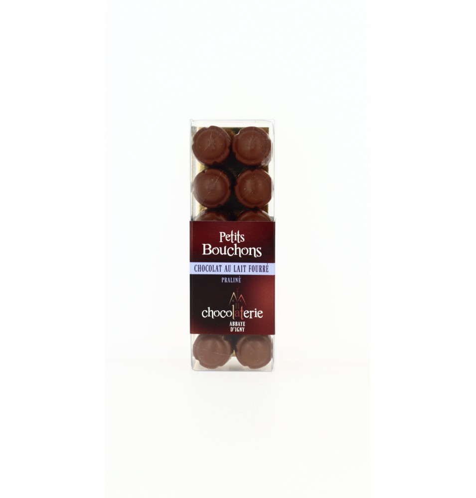 Petits Bouchons x12 - Chocolat au lait fourré Praliné