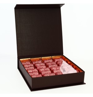 Petits Bouchons x28 Chocolat noir 55 % Fourré Praliné