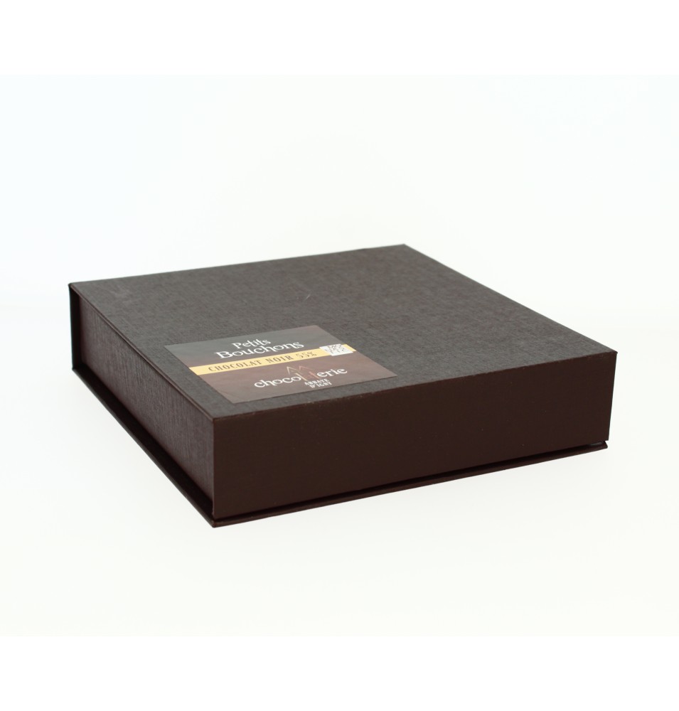 Petits Bouchons x28 Chocolat noir 55 % Fourré Praliné