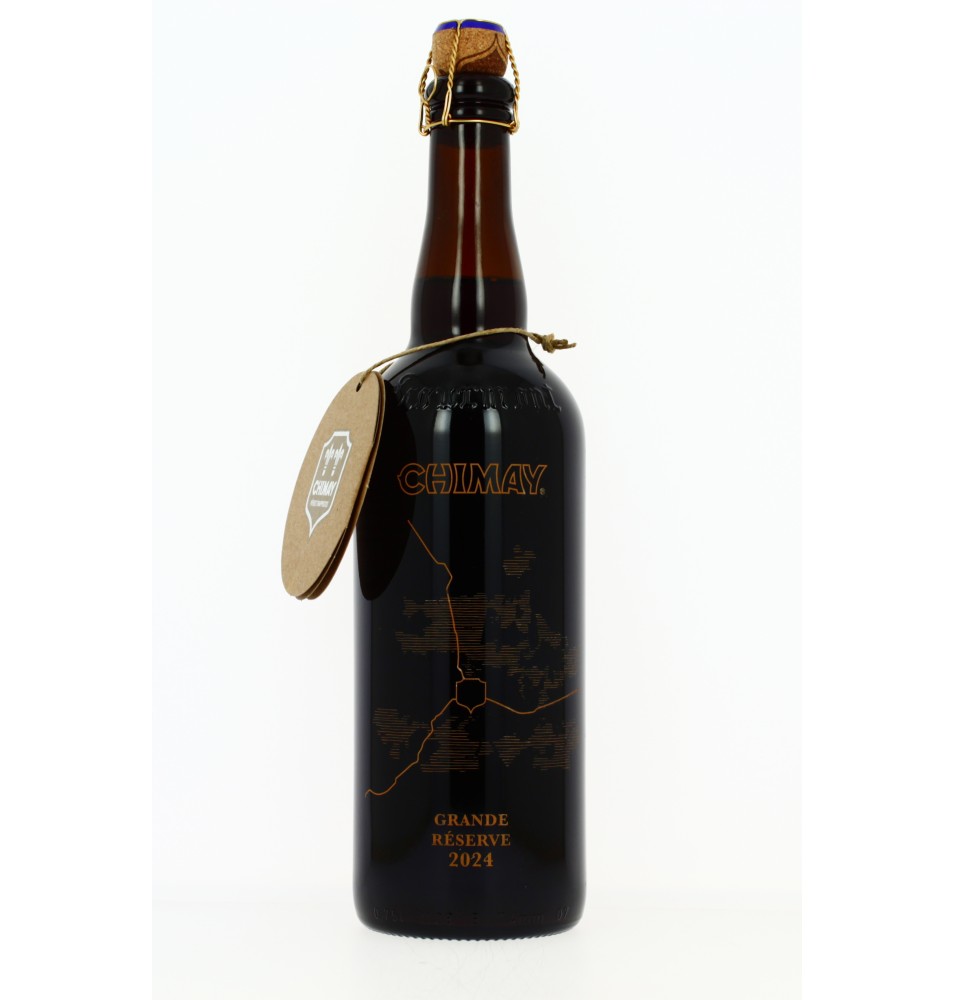 Bière Chimay Bleue Grande Réserve - 3 Fermentations dont Barriques Calvados - 75 cL ~ 2023