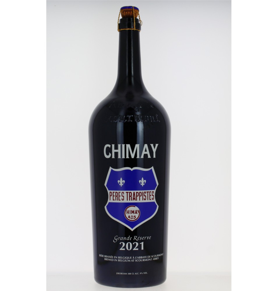 PROMO - Bière Chimay Bleu Grande Réserve 2021 - Jéroboam - 300 cL
