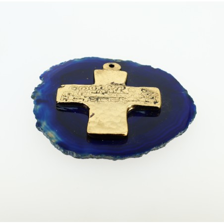 Lamelle bleue - la Cène-