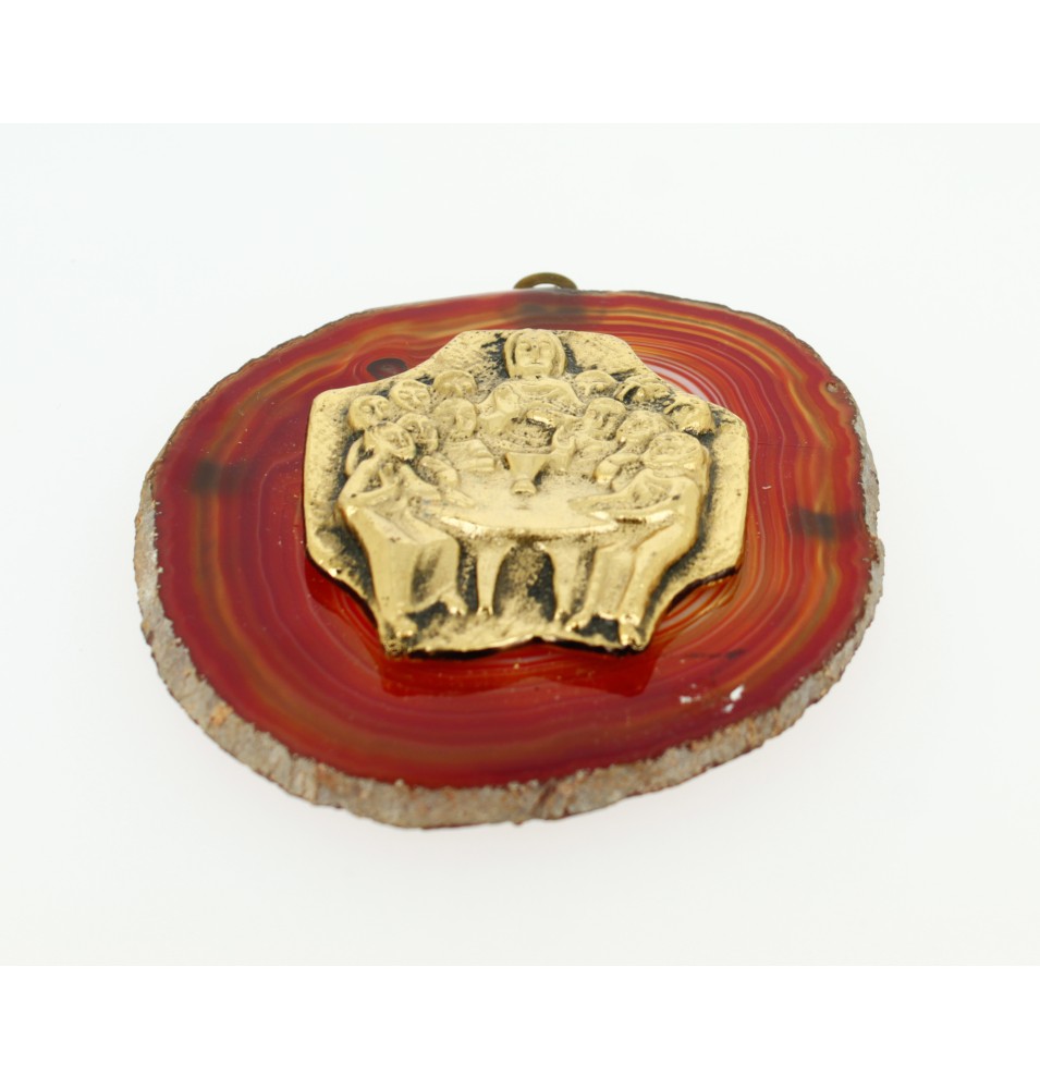 Lamelle rouge - la Cène-