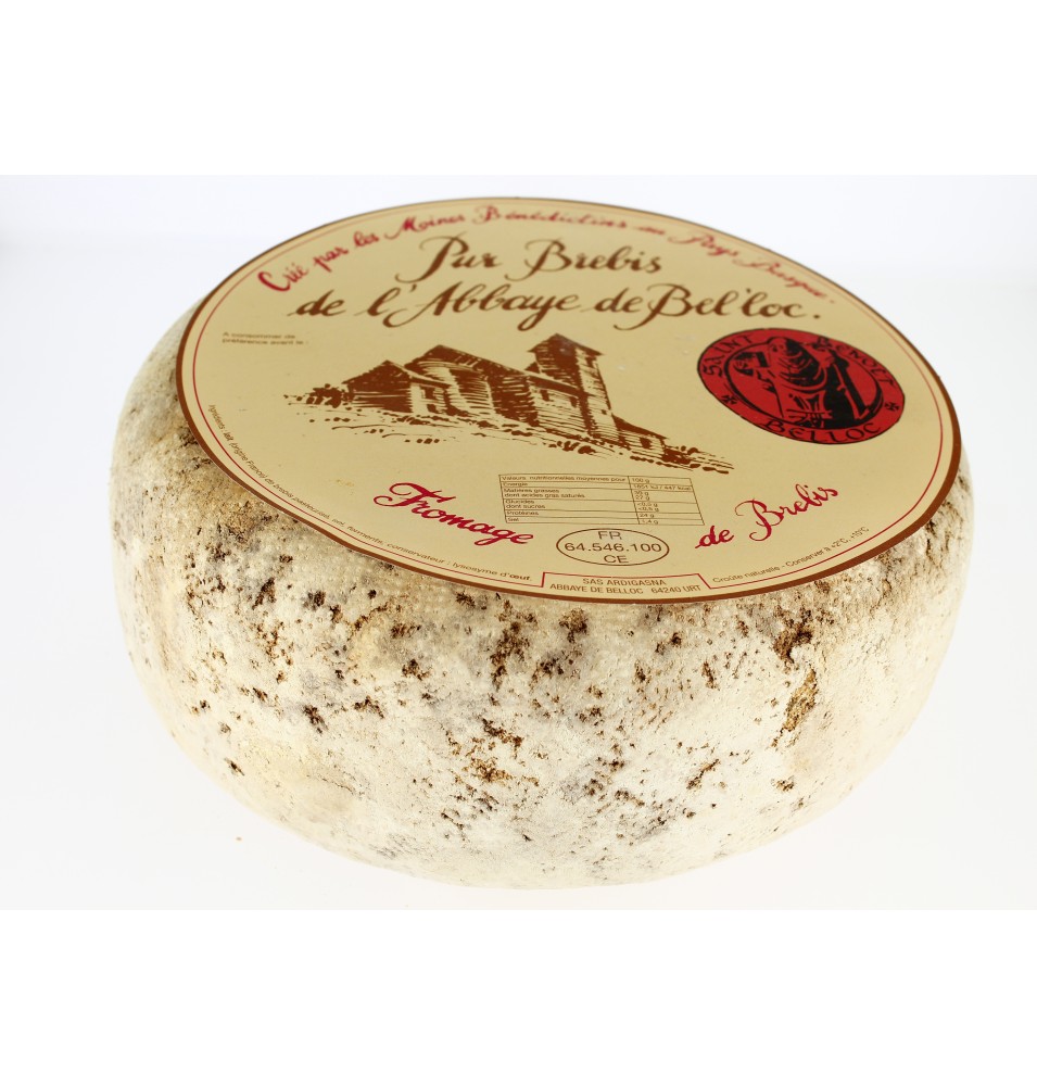 Fromage Monastique Tomme de Brebis (grand format) - ENTIER