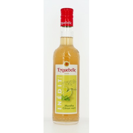 Sirop de menthe et citron vert