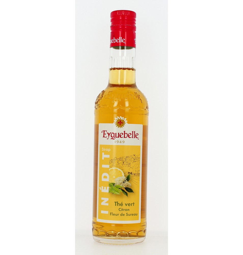 Sirop de Thé vert, Citron & Fleur de Sureau