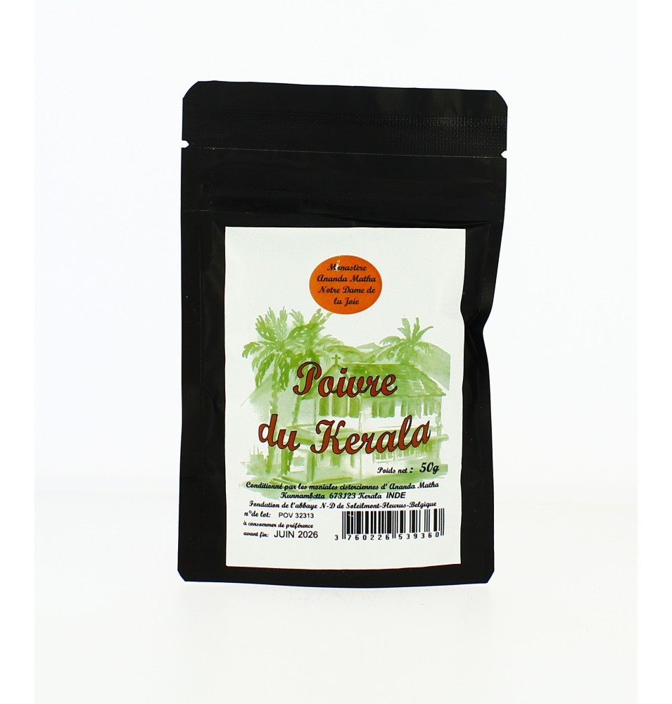 Poivre moulu du Kerala