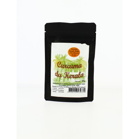 Curcuma en poudre du Kerala