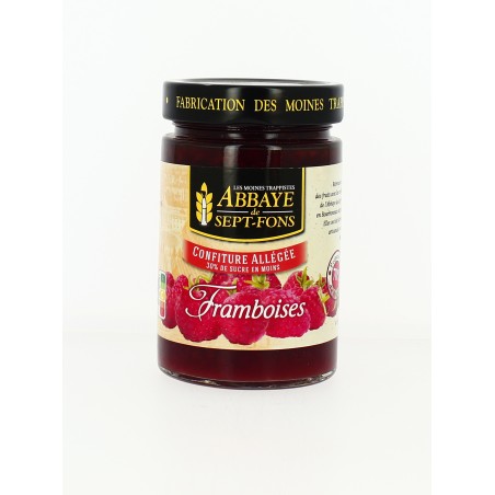 Confiture allégée de framboises