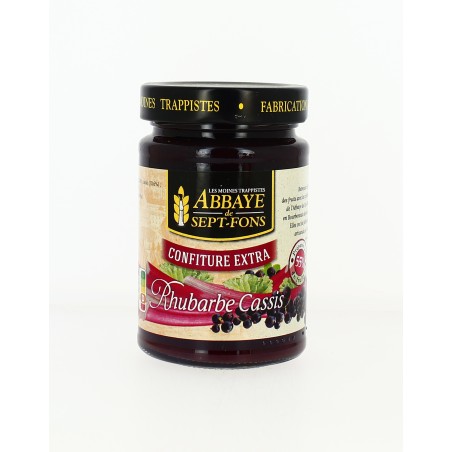 Confiture extra de Rhubarbe et de Cassis