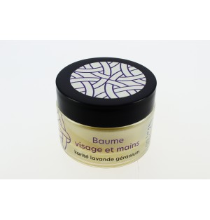 Baume Visage et Mains Karité-Lavande- Géranium BIO - 50ml