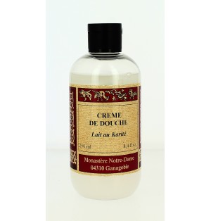 Crème de douche Lait au karité - 250 mL | GANAGOBIE (Abbaye Notre-Dame de)