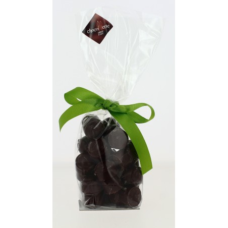 Petits bouchons ganache basilic